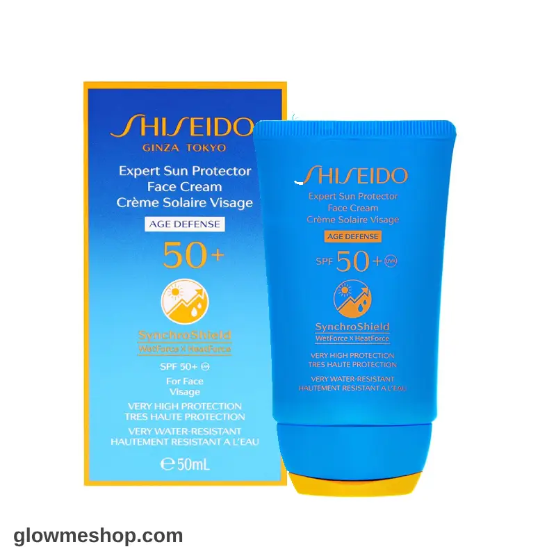 Shiseido_expert_sun_cream1 ضد آفتاب شیسیدو بی رنگ اصلShiseido EXPERT SUN PROTECTOR Face Cream 50ml SPF50+