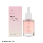 سرم هلو 70% نیکوتینامید آنوا ANUA روشن‌کننده و مغذی پوست (30 میل) اصل کره