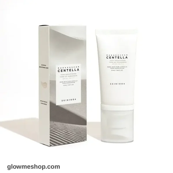 ضد آفتاب روشن کننده تون آپ سنتلا اسکین skin 1004 تون برایتنینگ tone brightening