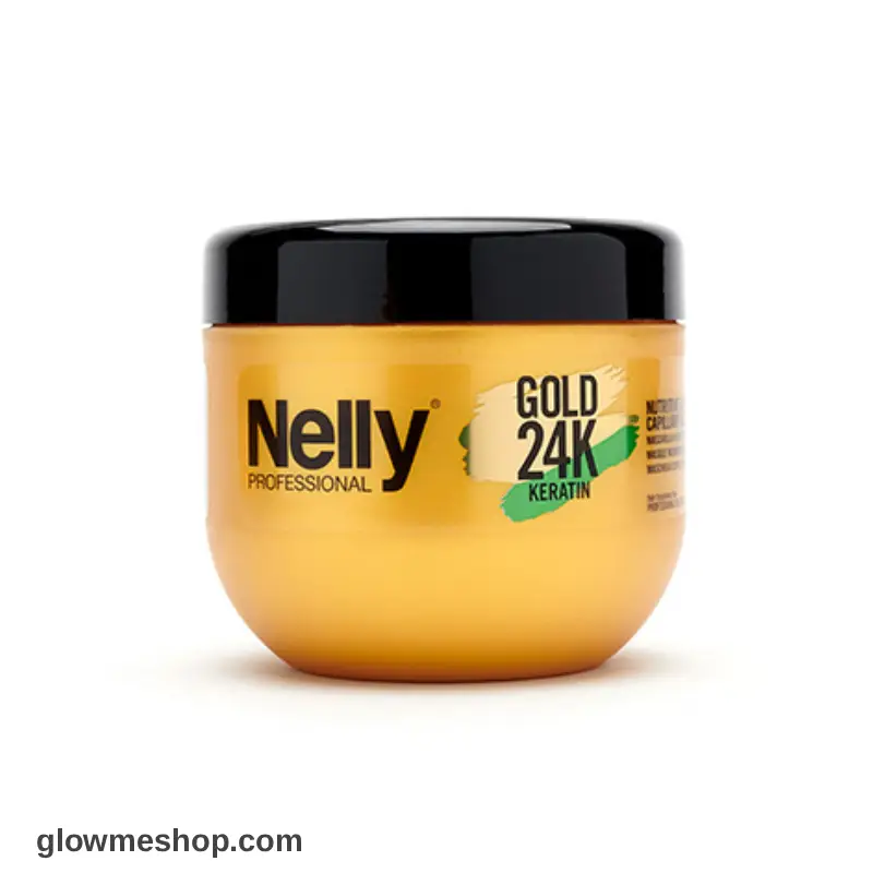nelly_keratin_hair_mask1 ماسک موی کراتین نلی ترمیم کننده Nelly Keratin Hair Mask حجم 500میل - Image 1
