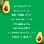 کرم فر کننده آووکادو کنتو Cantu Avocado Hydrating curling cream 340g - Image 4