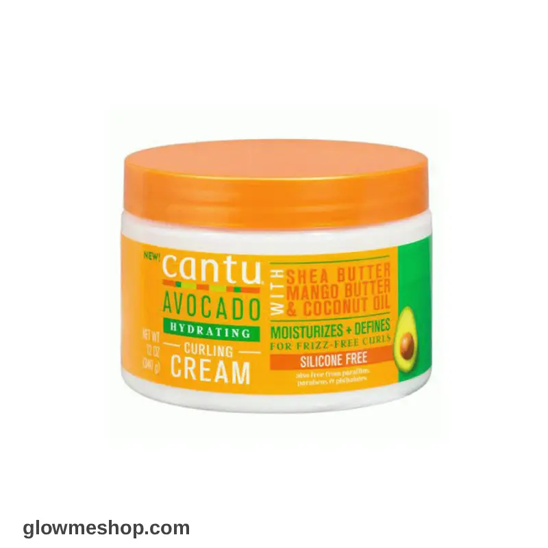 cantu_avocado_hydrating_curling_cream1 کرم فر کننده آووکادو کنتو Cantu Avocado Hydrating curling cream 340g - Image 1