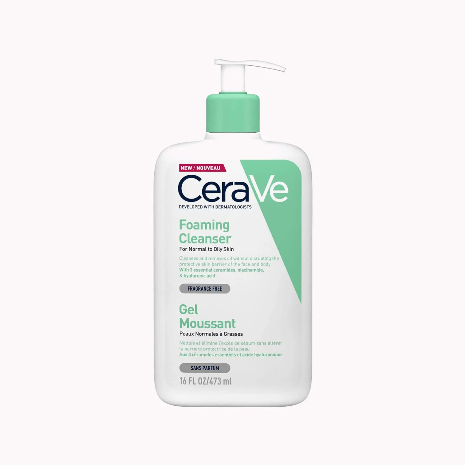 THUMBNAIL-Cerave_Foaming_cleanser-1536x1536 فوم شوینده صورت پوست نرمال تا چرب سراوی Cerave Normal To Oily Skin Foaming Cleanser - Image 1